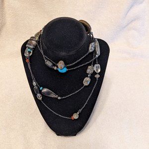 Silpada Multi-Stone Boho Necklace